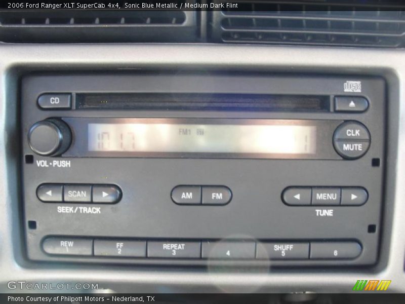 Controls of 2006 Ranger XLT SuperCab 4x4
