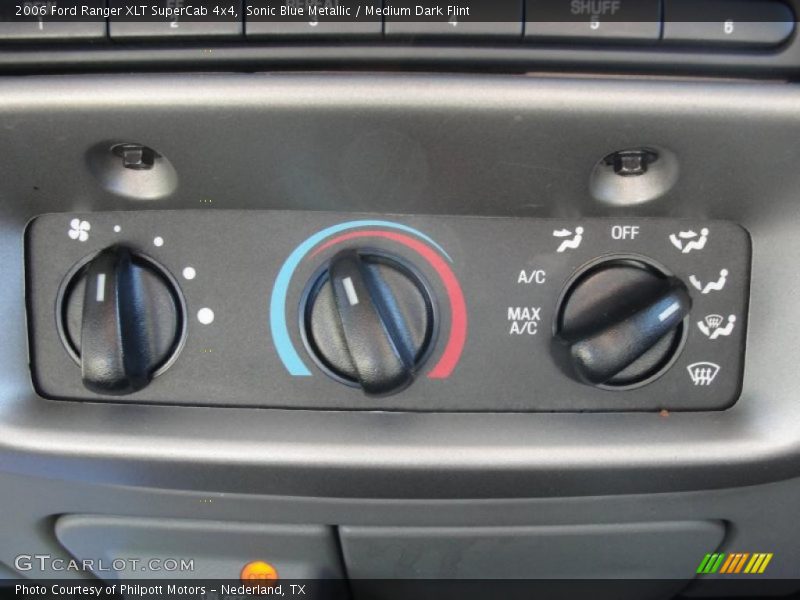 Sonic Blue Metallic / Medium Dark Flint 2006 Ford Ranger XLT SuperCab 4x4