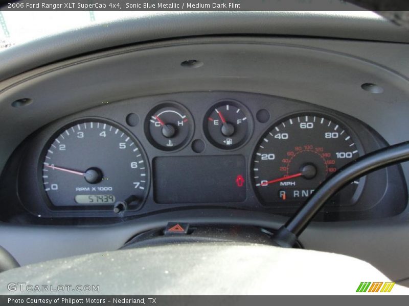  2006 Ranger XLT SuperCab 4x4 XLT SuperCab 4x4 Gauges