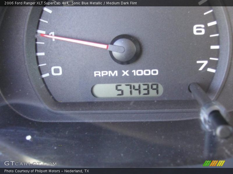 Sonic Blue Metallic / Medium Dark Flint 2006 Ford Ranger XLT SuperCab 4x4