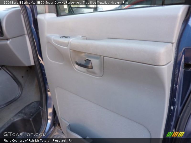 True Blue Metallic / Medium Flint 2004 Ford E Series Van E350 Super Duty XL Passenger
