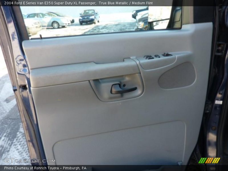 True Blue Metallic / Medium Flint 2004 Ford E Series Van E350 Super Duty XL Passenger