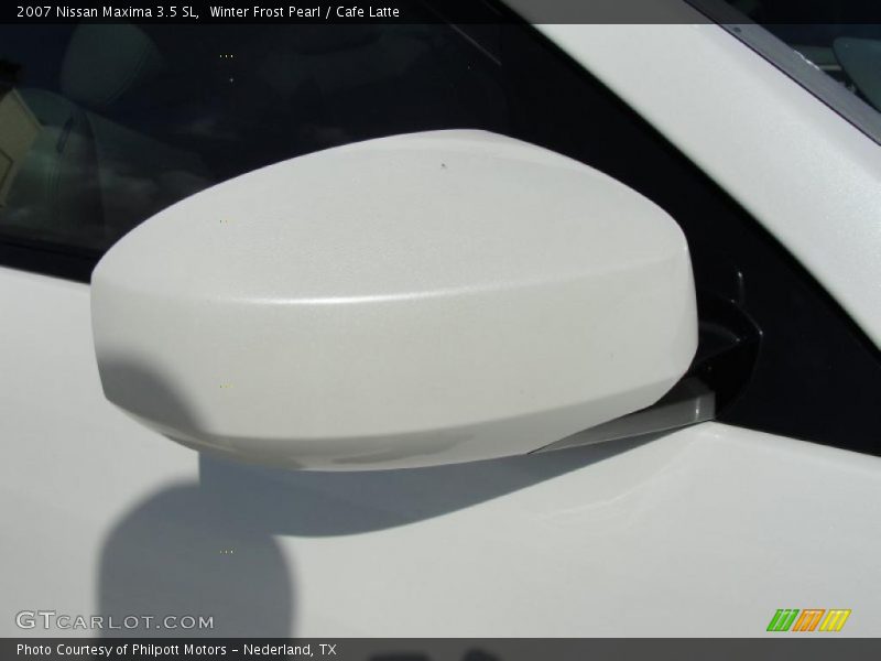 Winter Frost Pearl / Cafe Latte 2007 Nissan Maxima 3.5 SL