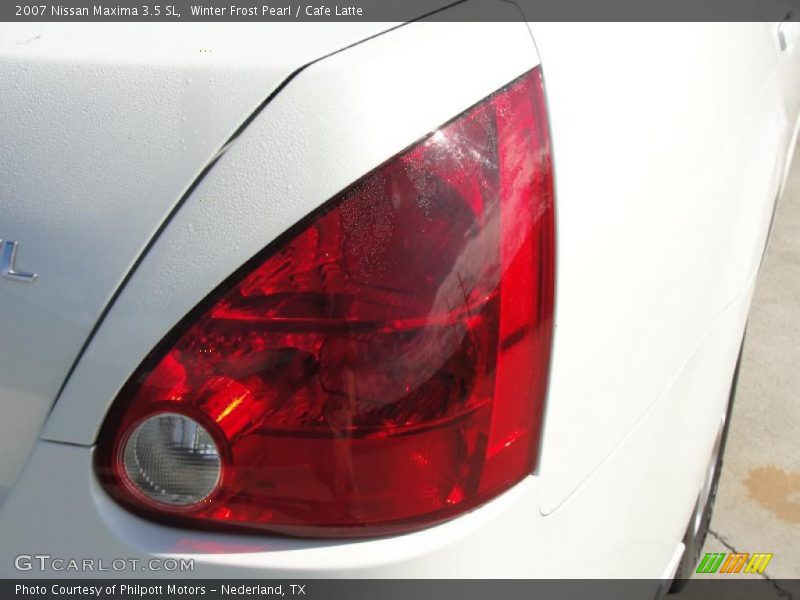 Winter Frost Pearl / Cafe Latte 2007 Nissan Maxima 3.5 SL
