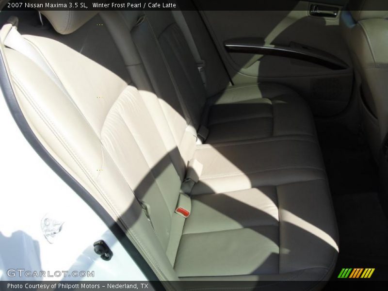 Winter Frost Pearl / Cafe Latte 2007 Nissan Maxima 3.5 SL