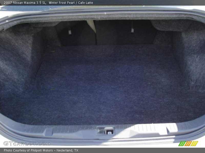 Winter Frost Pearl / Cafe Latte 2007 Nissan Maxima 3.5 SL