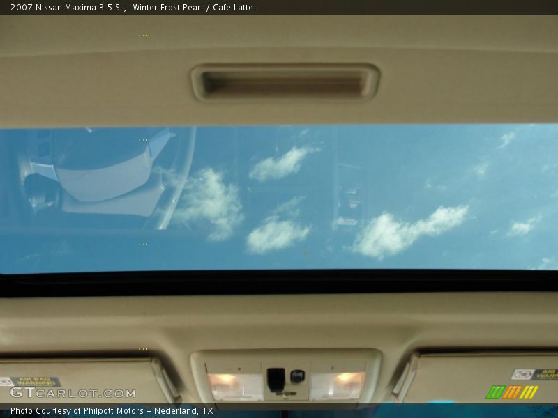Winter Frost Pearl / Cafe Latte 2007 Nissan Maxima 3.5 SL