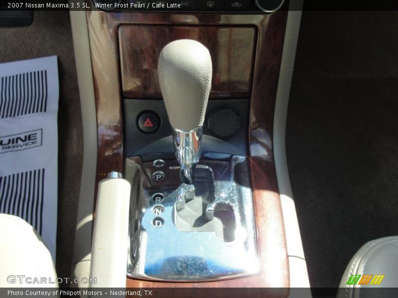Winter Frost Pearl / Cafe Latte 2007 Nissan Maxima 3.5 SL