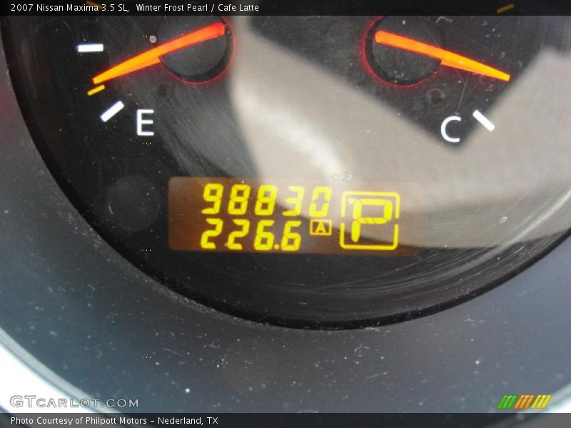 Winter Frost Pearl / Cafe Latte 2007 Nissan Maxima 3.5 SL