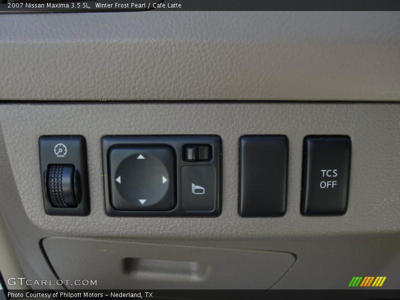Winter Frost Pearl / Cafe Latte 2007 Nissan Maxima 3.5 SL