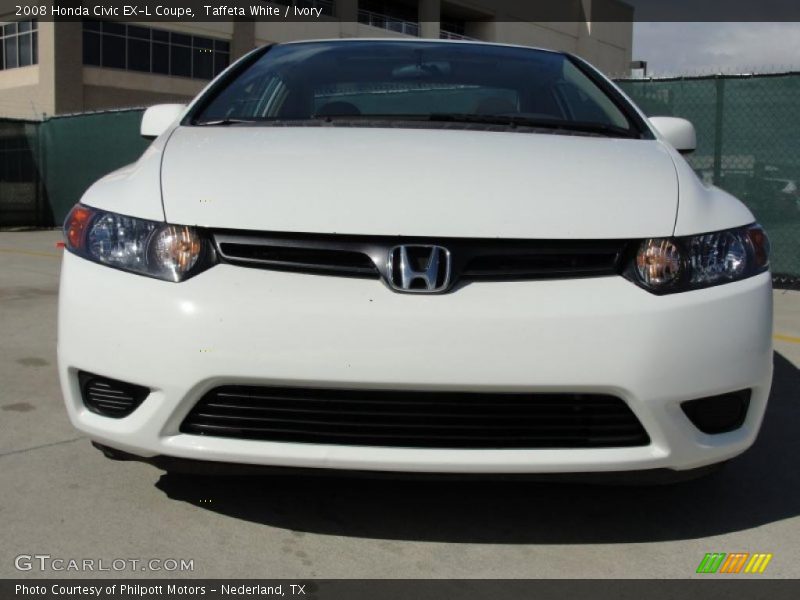 Taffeta White / Ivory 2008 Honda Civic EX-L Coupe