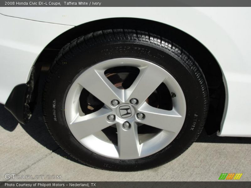 Taffeta White / Ivory 2008 Honda Civic EX-L Coupe
