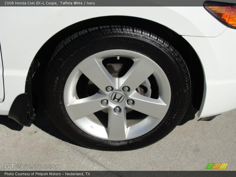 Taffeta White / Ivory 2008 Honda Civic EX-L Coupe