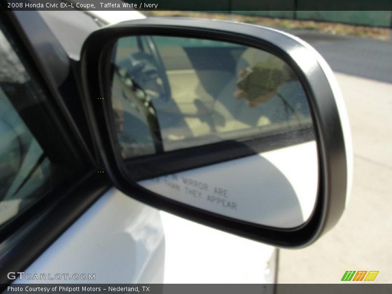 Taffeta White / Ivory 2008 Honda Civic EX-L Coupe
