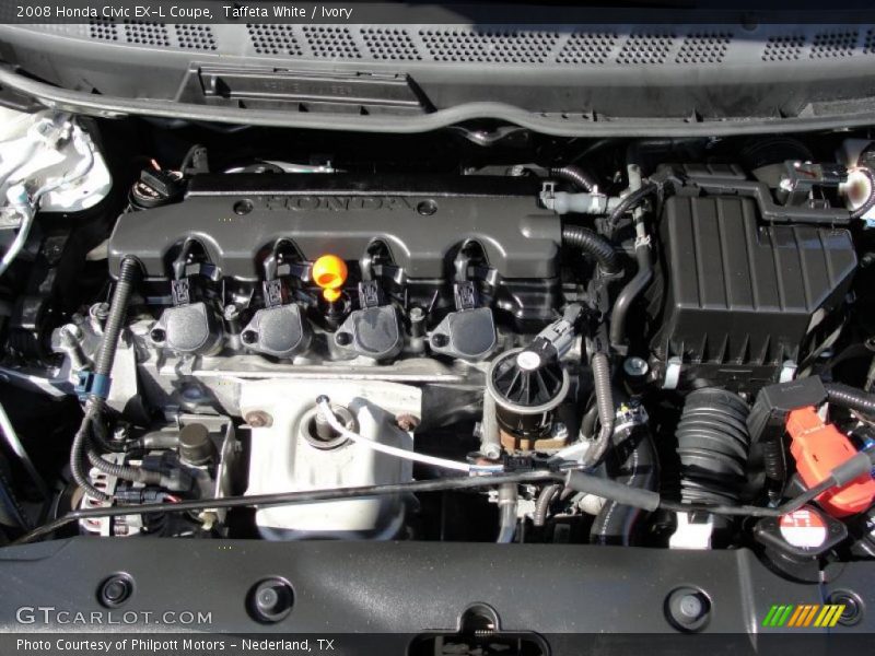 Taffeta White / Ivory 2008 Honda Civic EX-L Coupe