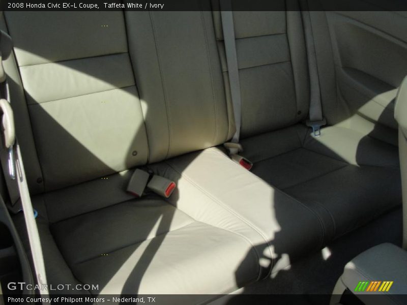 Taffeta White / Ivory 2008 Honda Civic EX-L Coupe