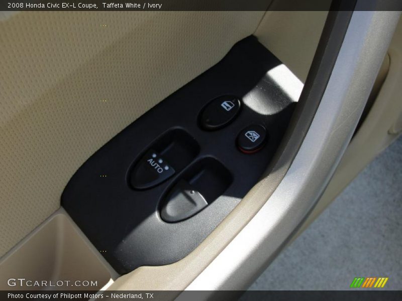 Taffeta White / Ivory 2008 Honda Civic EX-L Coupe