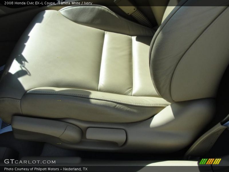 Taffeta White / Ivory 2008 Honda Civic EX-L Coupe
