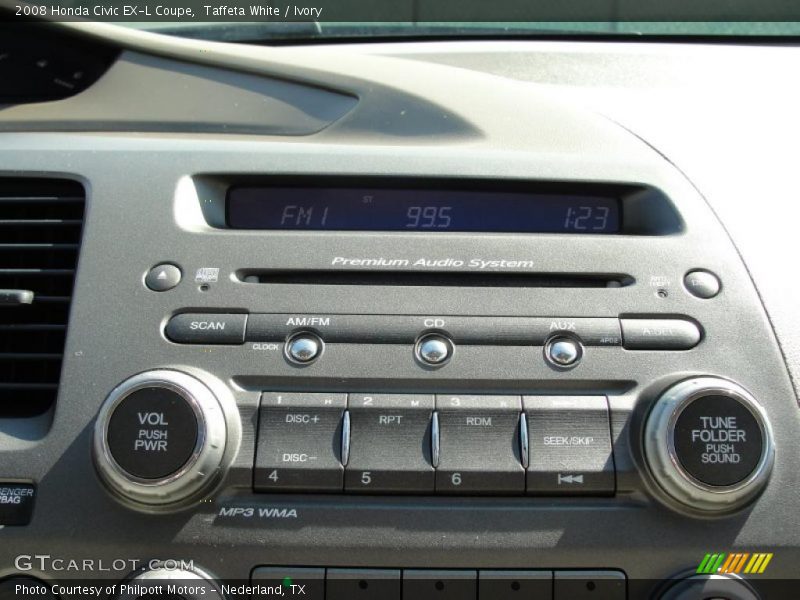 Taffeta White / Ivory 2008 Honda Civic EX-L Coupe