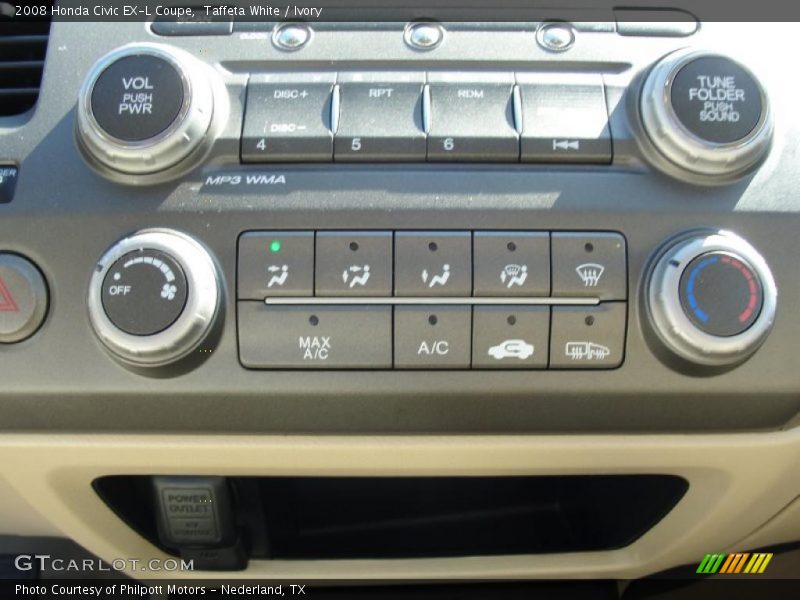 Taffeta White / Ivory 2008 Honda Civic EX-L Coupe