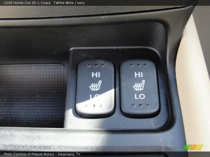 Taffeta White / Ivory 2008 Honda Civic EX-L Coupe