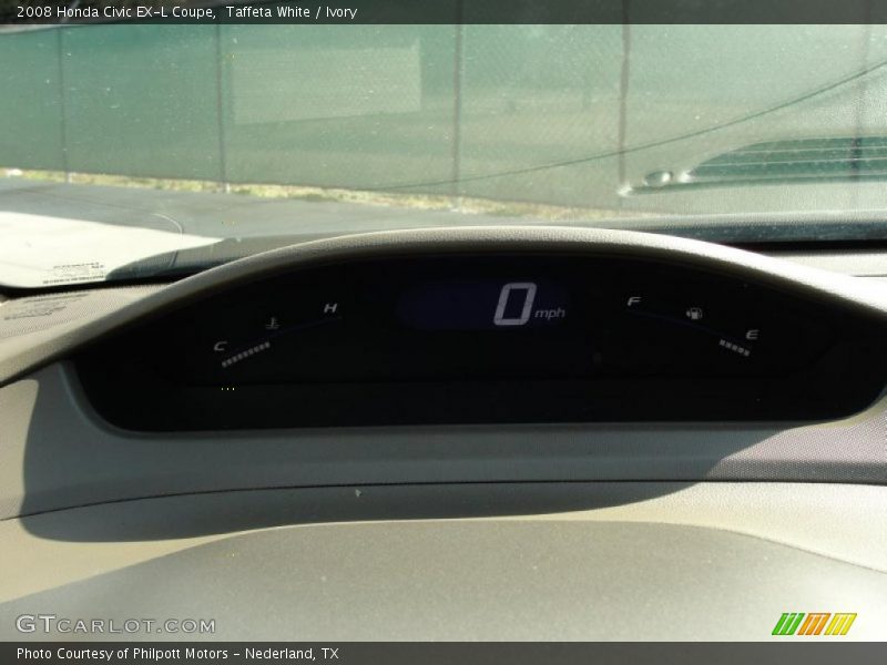 Taffeta White / Ivory 2008 Honda Civic EX-L Coupe