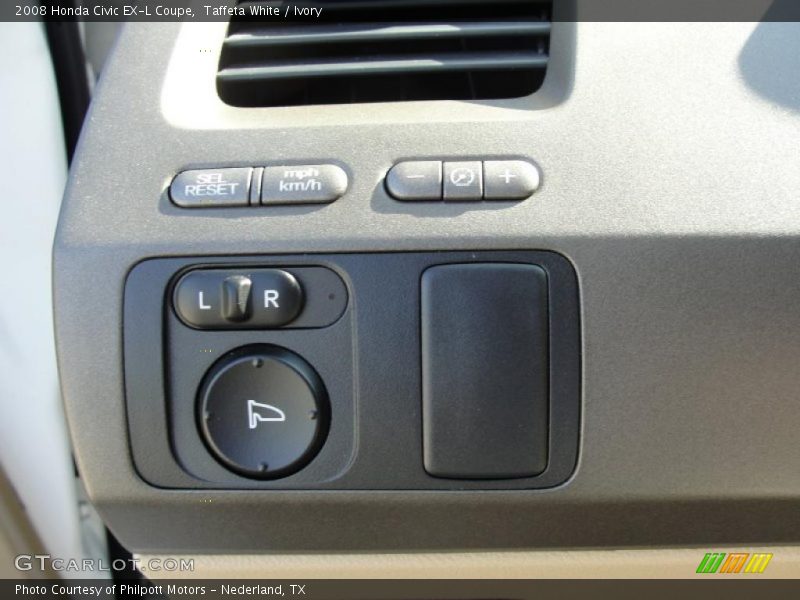 Taffeta White / Ivory 2008 Honda Civic EX-L Coupe
