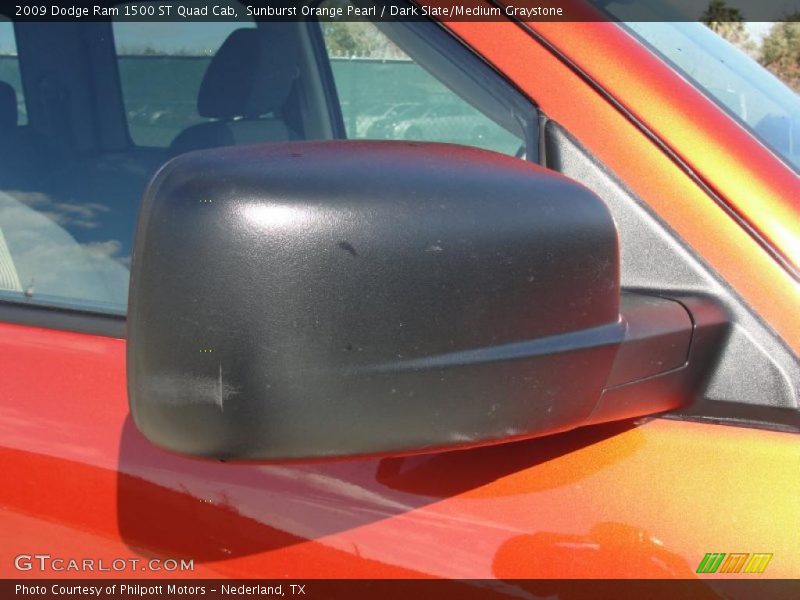 Sunburst Orange Pearl / Dark Slate/Medium Graystone 2009 Dodge Ram 1500 ST Quad Cab