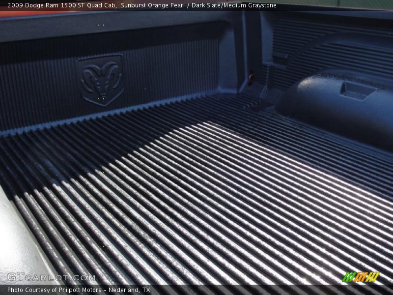 Sunburst Orange Pearl / Dark Slate/Medium Graystone 2009 Dodge Ram 1500 ST Quad Cab