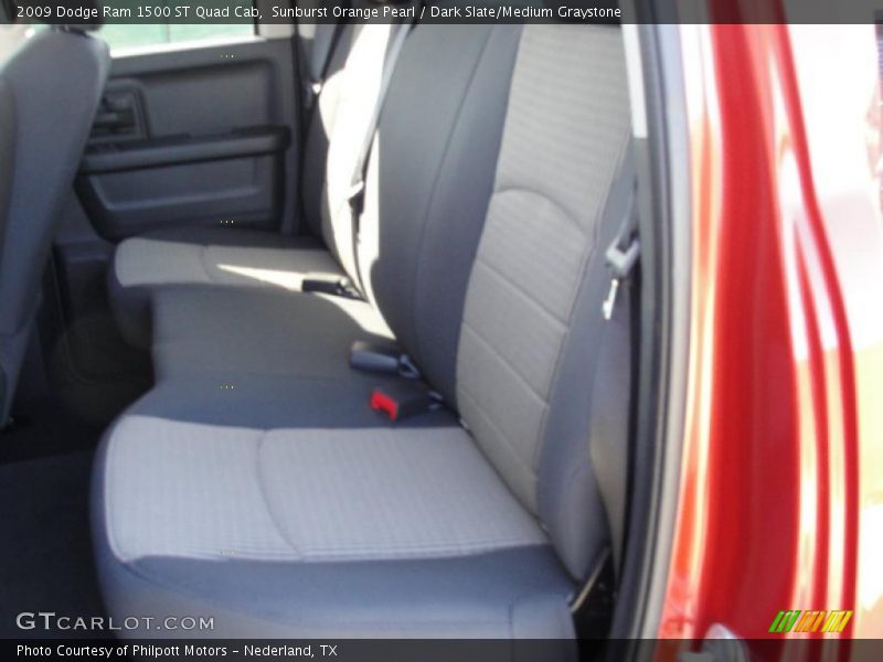 Sunburst Orange Pearl / Dark Slate/Medium Graystone 2009 Dodge Ram 1500 ST Quad Cab