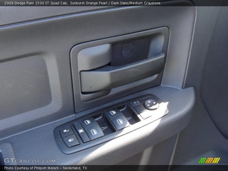 Sunburst Orange Pearl / Dark Slate/Medium Graystone 2009 Dodge Ram 1500 ST Quad Cab