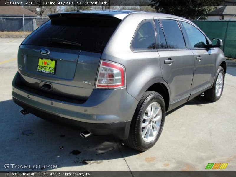 Sterling Grey Metallic / Charcoal Black 2010 Ford Edge SEL