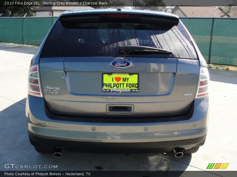 Sterling Grey Metallic / Charcoal Black 2010 Ford Edge SEL