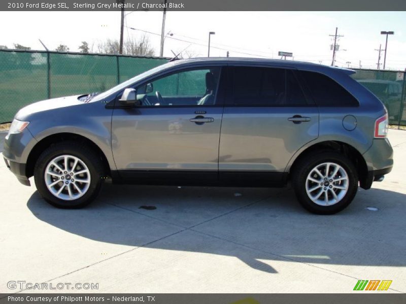 Sterling Grey Metallic / Charcoal Black 2010 Ford Edge SEL