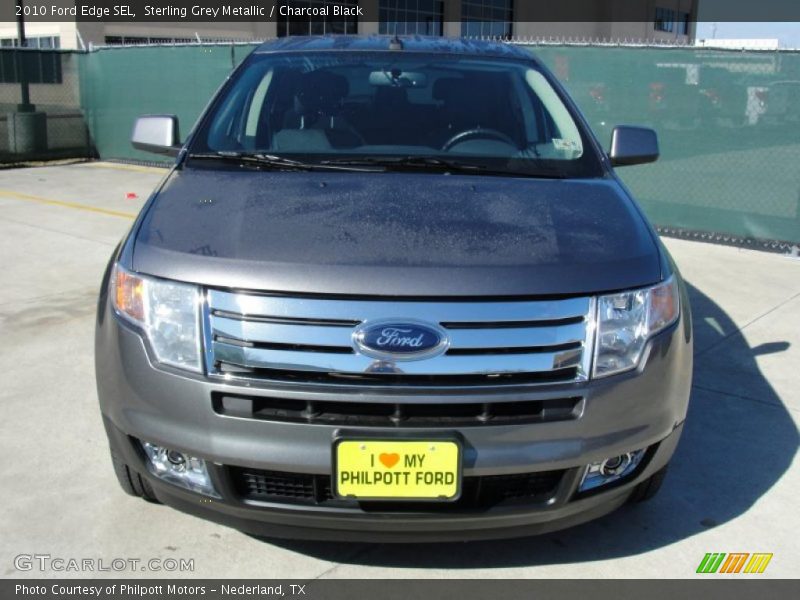 Sterling Grey Metallic / Charcoal Black 2010 Ford Edge SEL
