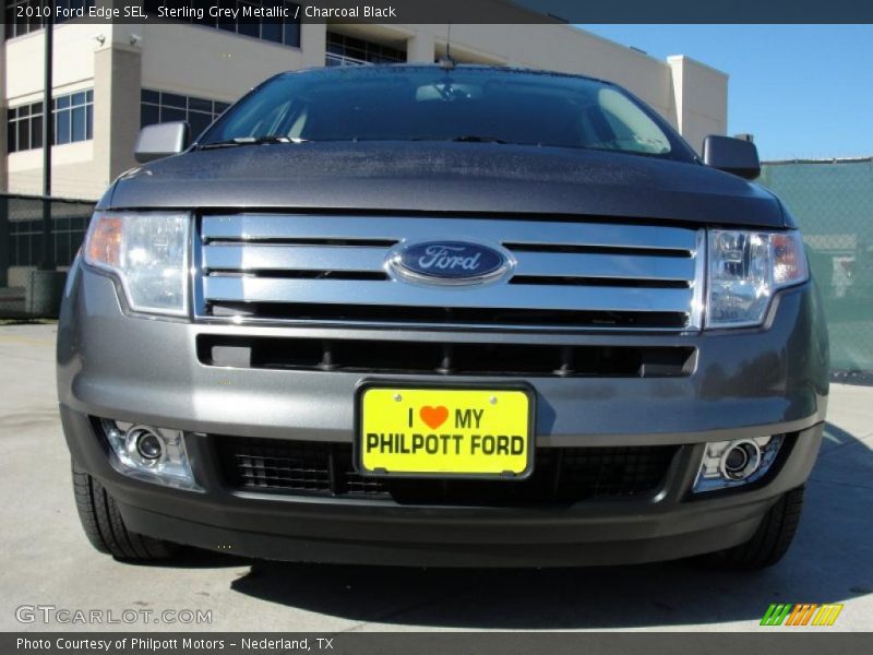 Sterling Grey Metallic / Charcoal Black 2010 Ford Edge SEL