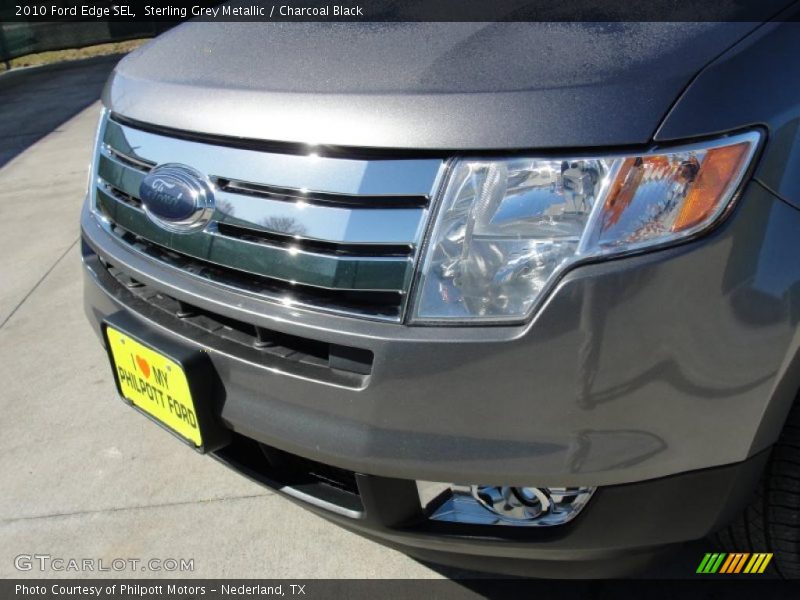 Sterling Grey Metallic / Charcoal Black 2010 Ford Edge SEL