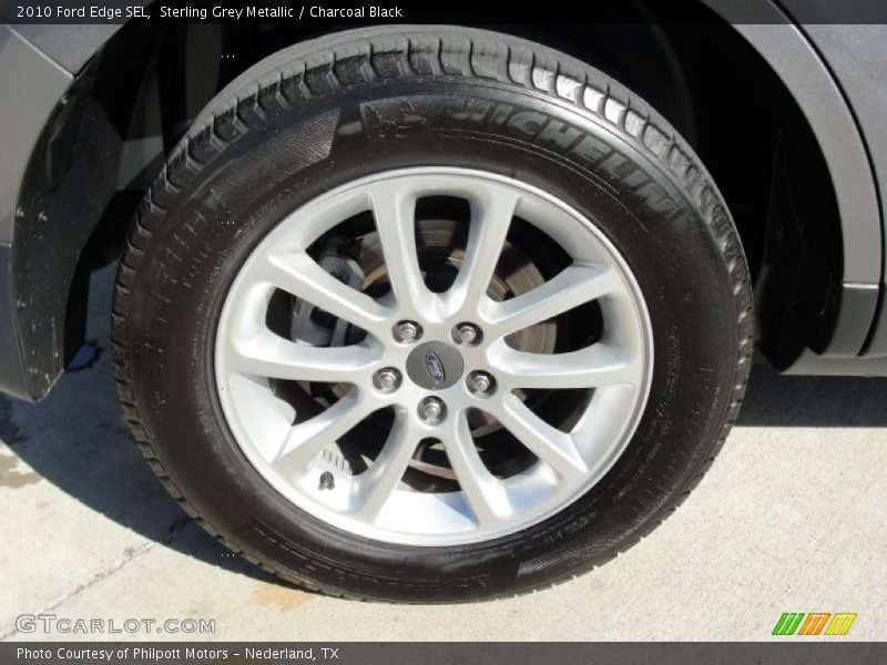 Sterling Grey Metallic / Charcoal Black 2010 Ford Edge SEL