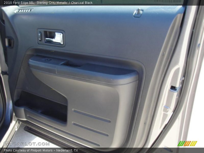 Sterling Grey Metallic / Charcoal Black 2010 Ford Edge SEL