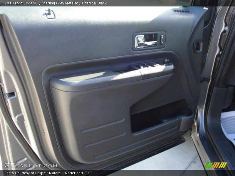 Sterling Grey Metallic / Charcoal Black 2010 Ford Edge SEL
