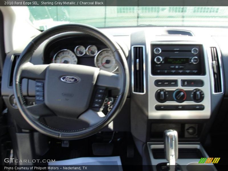 Sterling Grey Metallic / Charcoal Black 2010 Ford Edge SEL