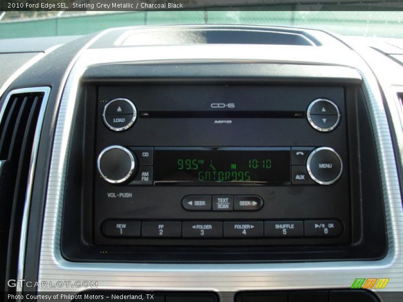 Sterling Grey Metallic / Charcoal Black 2010 Ford Edge SEL