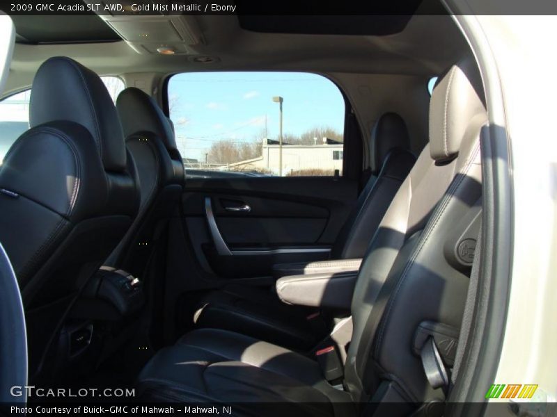 Gold Mist Metallic / Ebony 2009 GMC Acadia SLT AWD