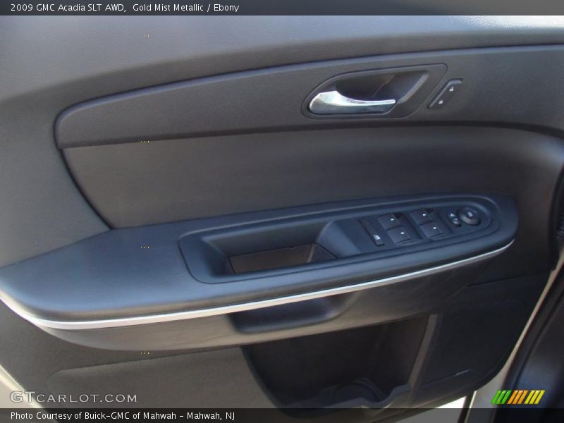 Gold Mist Metallic / Ebony 2009 GMC Acadia SLT AWD