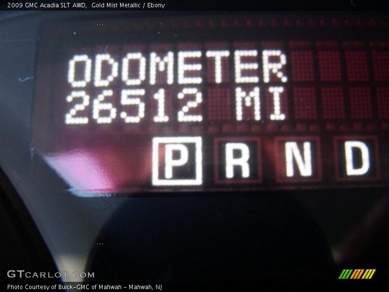 Gold Mist Metallic / Ebony 2009 GMC Acadia SLT AWD