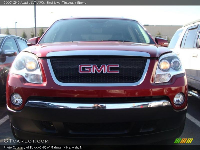 Red Jewel Tintcoat / Ebony 2007 GMC Acadia SLT AWD