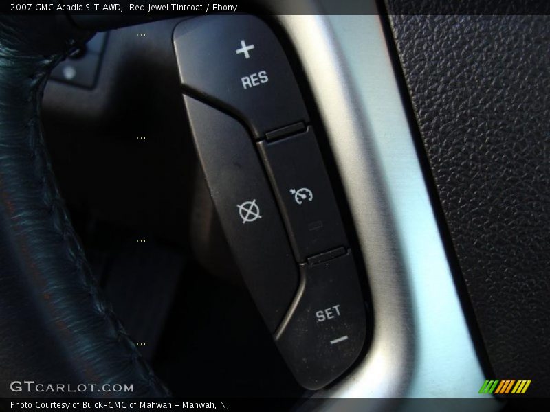 Red Jewel Tintcoat / Ebony 2007 GMC Acadia SLT AWD
