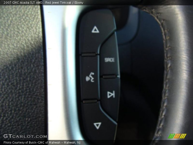 Red Jewel Tintcoat / Ebony 2007 GMC Acadia SLT AWD