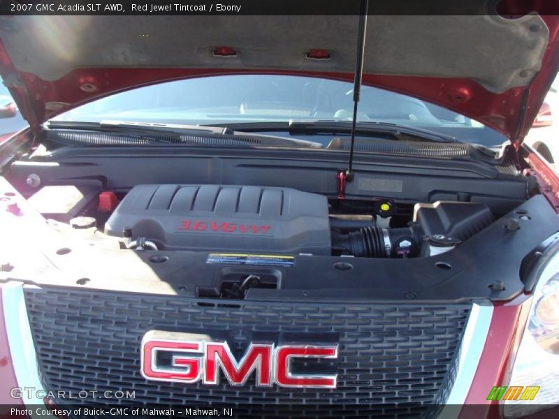 Red Jewel Tintcoat / Ebony 2007 GMC Acadia SLT AWD