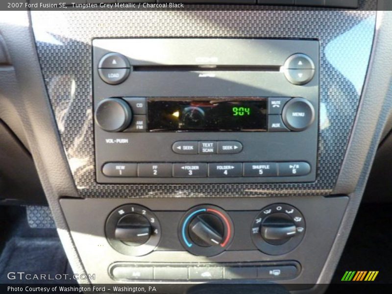 Tungsten Grey Metallic / Charcoal Black 2007 Ford Fusion SE